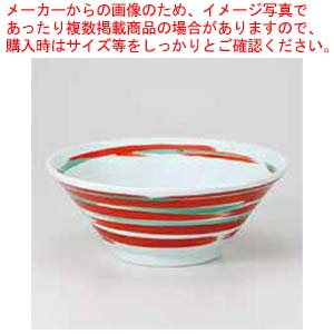 【まとめ買い10個セット品】和食器 赤うず模様 7.0切立丼 37M353 23 まごころ第37集 :set kak 419550:厨房卸問屋名調