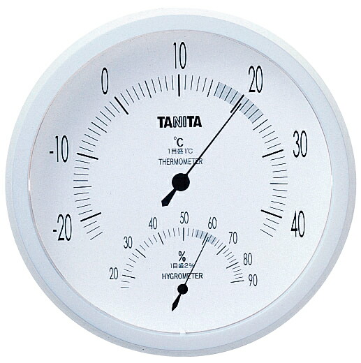 【まとめ買い10個セット品】温湿度計　TT-492　ホワイト タニタ｜meicho