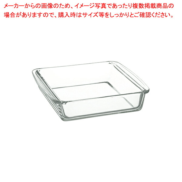 【まとめ買い10個セット品】iwaki ケーキ焼皿 BC222(角型) :003 0437099 101:厨房卸問屋名調