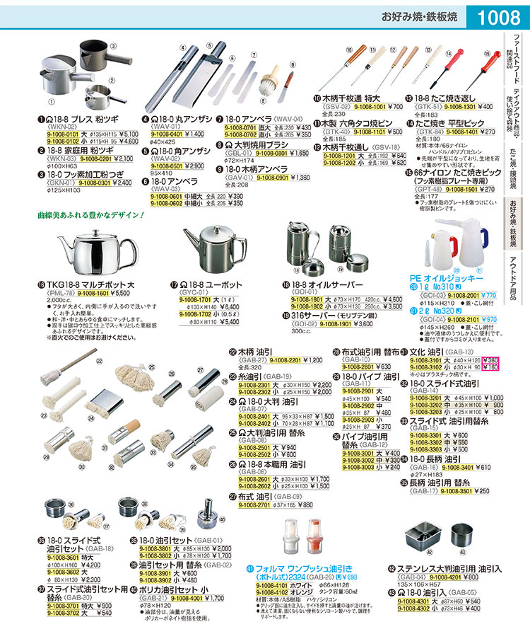 18-8オイルサーバー 大 - 食器、グラス、カトラリー