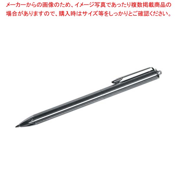 【まとめ買い10個セット品】加圧式ステンレスボールペン(クリップ付)KSB-130PT｜meicho2