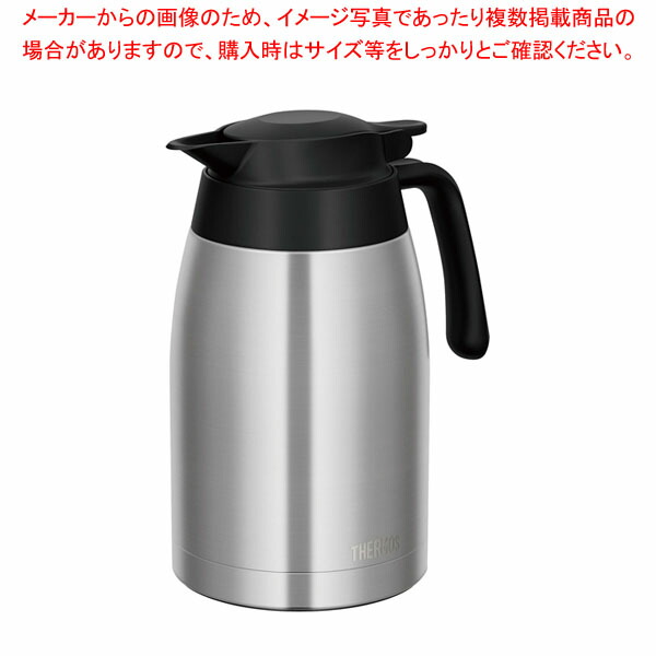 【まとめ買い10個セット品】サーモス 洗浄機対応 真空断熱STポット TTC 1500黒(1.5L) :001 0419120 101:開業プロ メイチョー