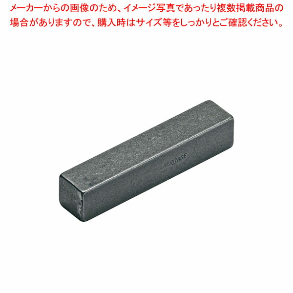 【まとめ買い10個セット品】TKG18 8ヘリテージ バレルブラック 箸置 レクタングル :001 0419625 101:開業プロ メイチョー