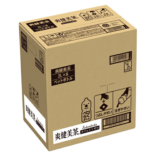 【まとめ買い10個セット品】コカ・コーラ 飲料 爽健美茶 2L 17221 6本