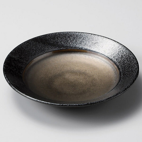 湯町窯 スリップウエアー 8寸皿 B