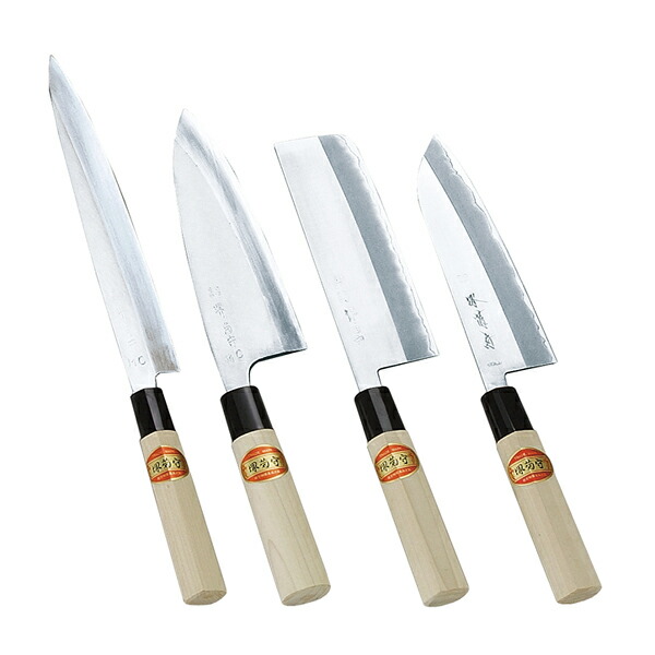 無銘堺物柳刃230㍉⁄白水牛口輪木柄⁄リメイク品