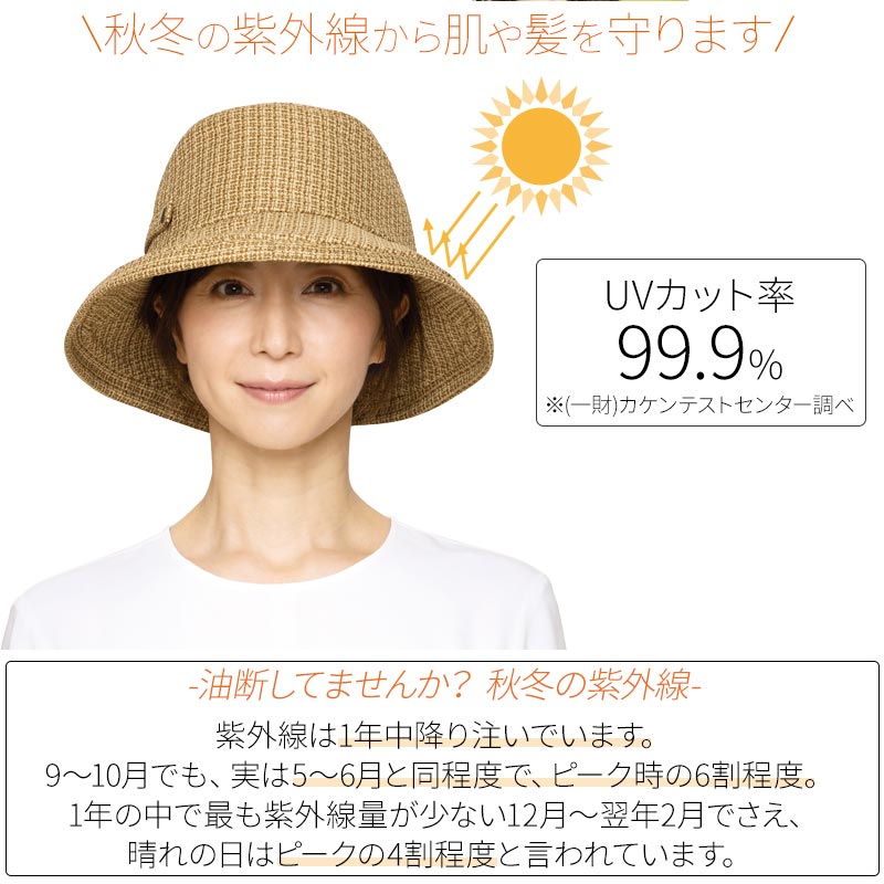 耳当て付き 耳まであったか小顔魅せ帽子 ハット キャップ