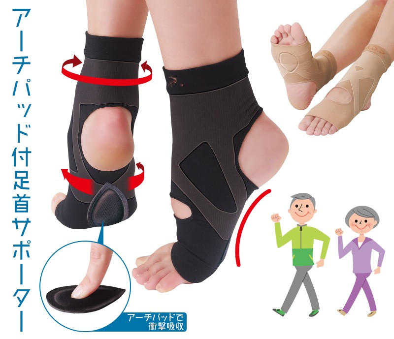 外反母趾 足首 サポーター テーピング 男女兼用 メイダイ 勝野式 アーチパッド付 メイダイyahoo 店 通販 Yahoo ショッピング