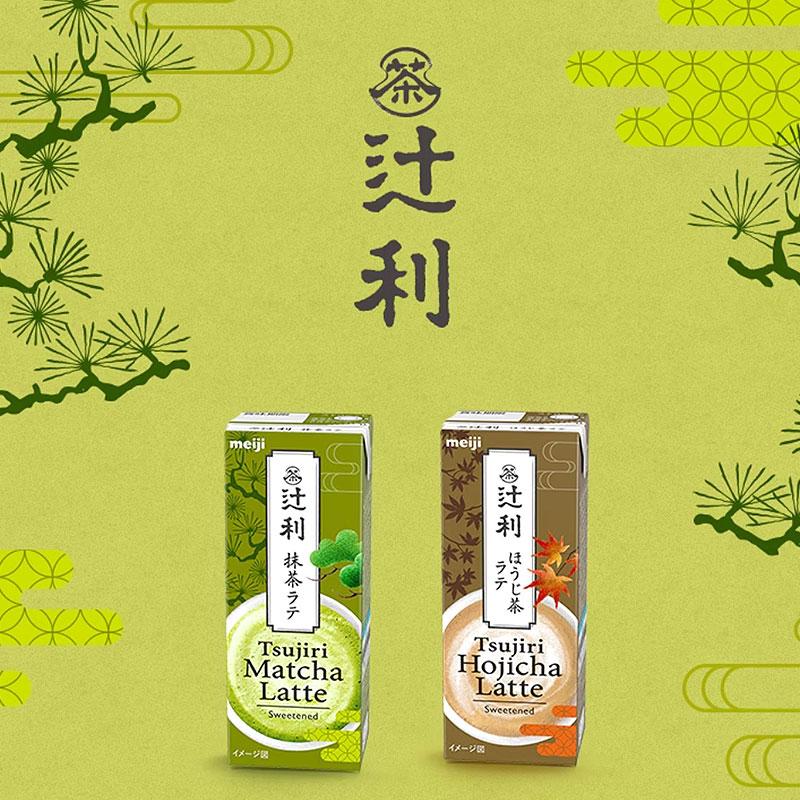 辻利抹茶ラテ 200ml×48本 紙パック まとめ買い : 明治ミルクおとどけ