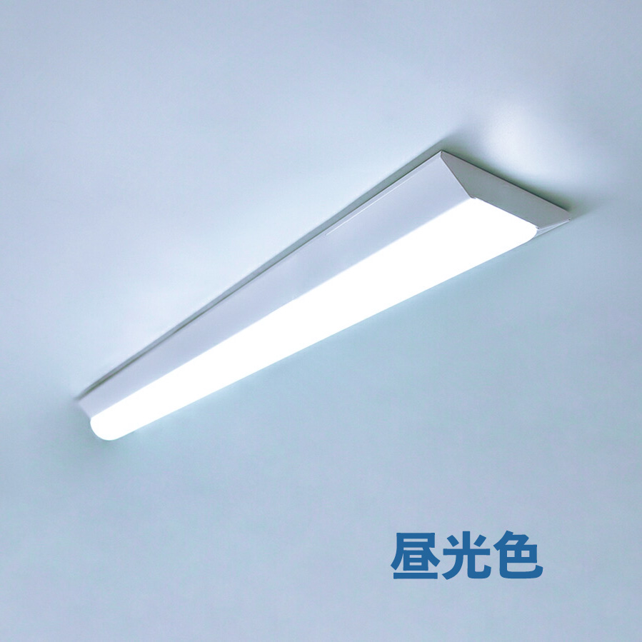 ledベースライト 40W型 2灯相当 逆富士 LED蛍光灯 器具一体型 一体型照明 天井直付型 直管蛍光灯 LED照明器具 125cm ベースライトLED一体型 薄型高輝度タイプ |  | 01