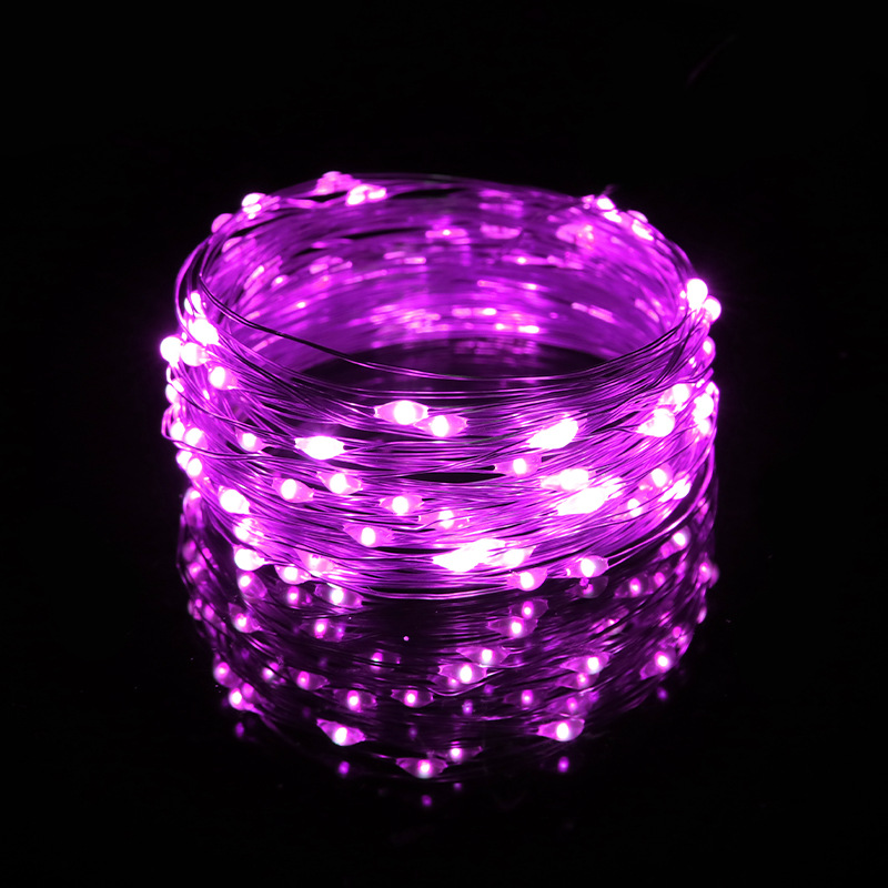 （263）【新品】LEDイルミネーション 100球 10M ゴールド 6個セット LEDイルミネーションライト ジュエリーライト 100球 10m 電池式