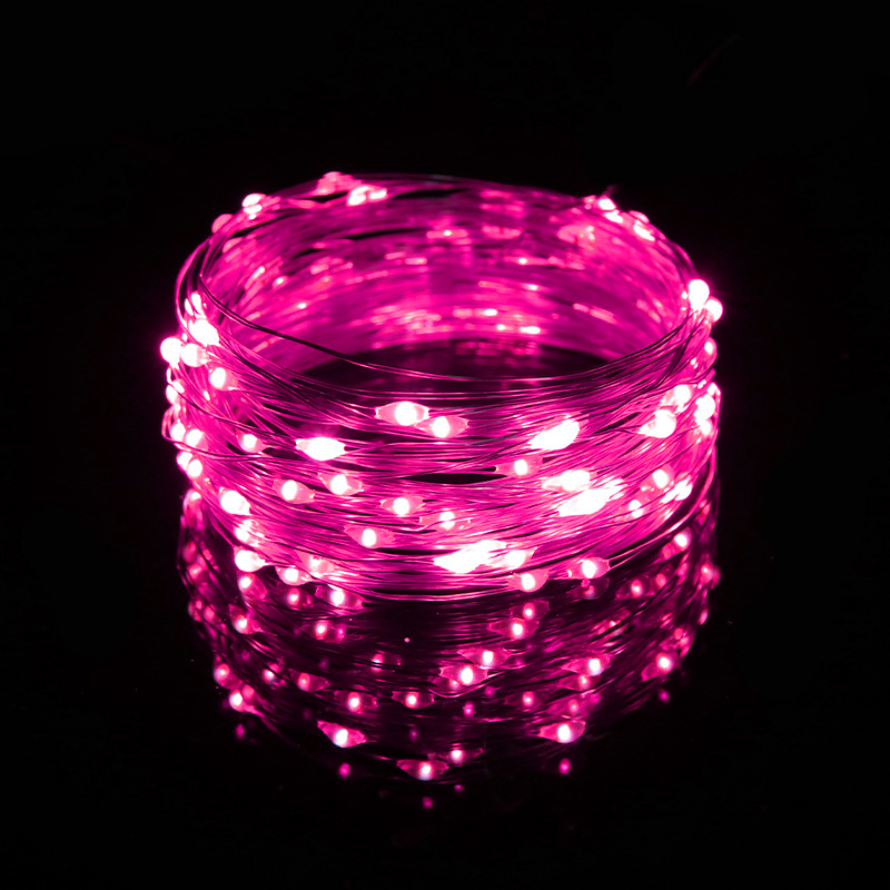 LEDイルミネーションライト ジュエリーライト 100球 10m 電池式 USB式