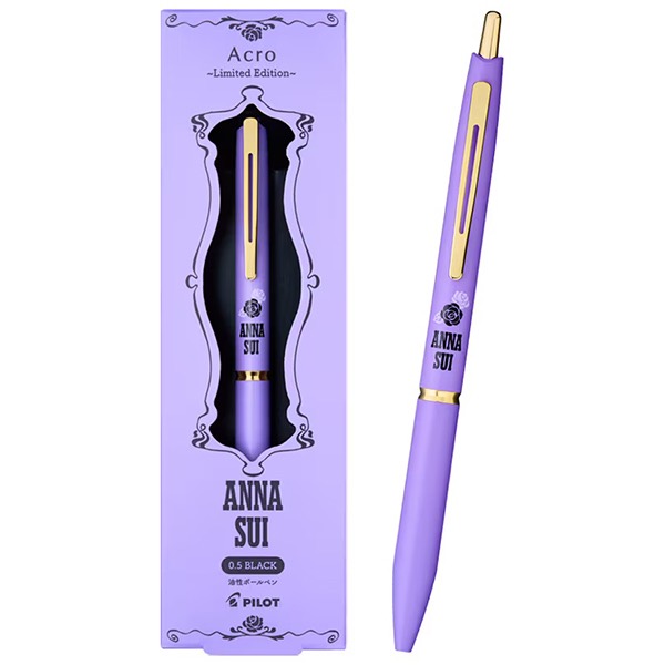 限定 ANNA SUI×アクロゴールドライン 油性ボールペン 0.5mm アナスイ コラボレーションデザイン｜meikoushop｜02
