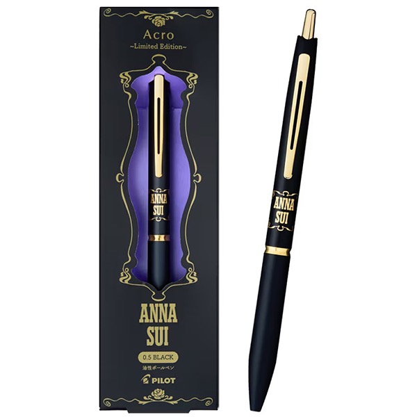 限定 ANNA SUI×アクロゴールドライン 油性ボールペン 0.5mm アナスイ コラボレーションデザイン｜meikoushop｜03