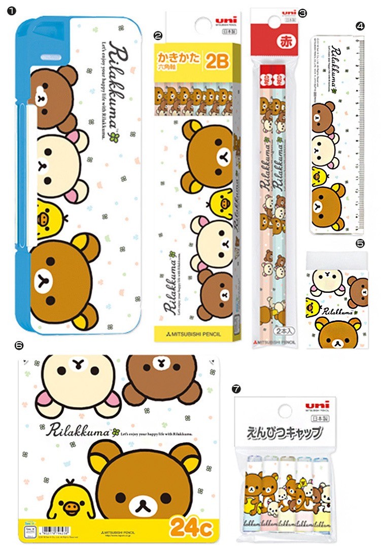 三菱鉛筆 新学期キャラクター文具ギフトセット クリアケース入DX