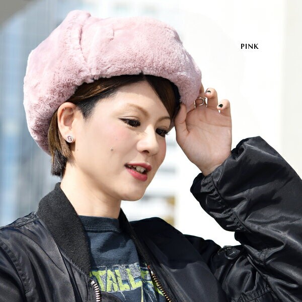 ZARA フェイクファーパイロットキャップ ioth0007sam03.jpg