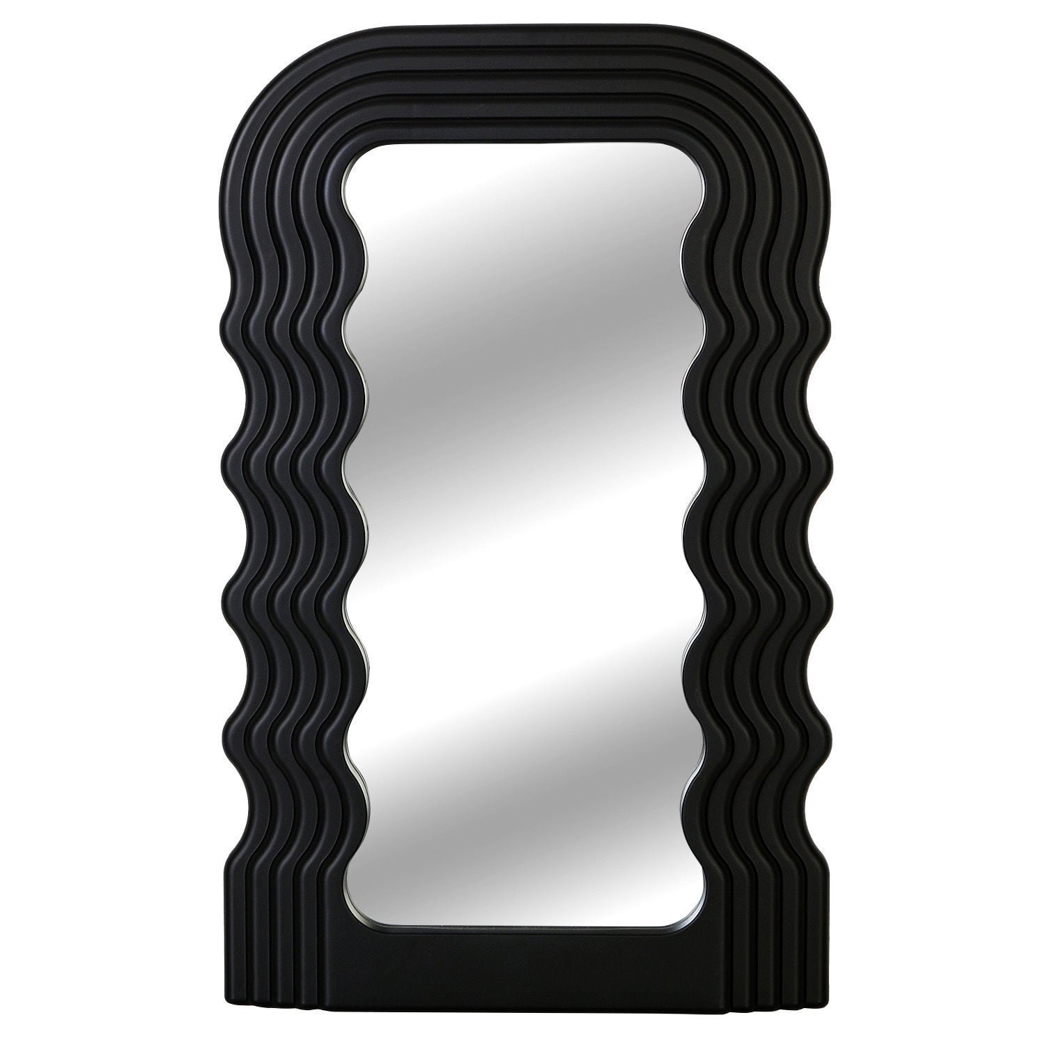 鏡 ミラー ウェーブ ウェーブフレーム ウェーブミラー ウェーブ