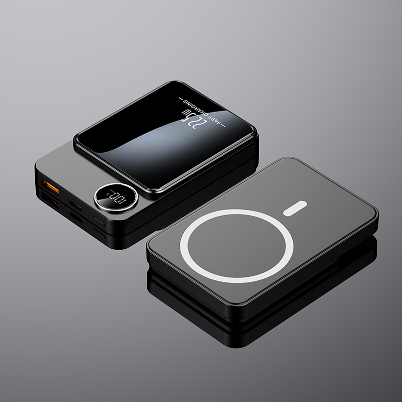 ワイヤレスモバイルバッテリー MagSafe対応 マグネット磁気充電 10000mAh 急速充電 大容量軽量 iPhone Android 充電器 I
