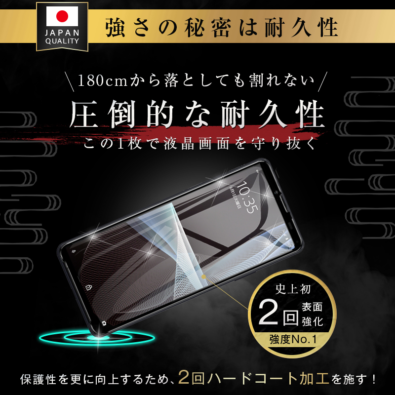 【2枚セット】Xperia 10 III 強化ガラスフィルム 液晶保護フィルム Xperia 10 IV 画面保護 ガラスシート スマホフィルム スクリーンフィルム 3D ソフトフレーム｜meiseishop｜14
