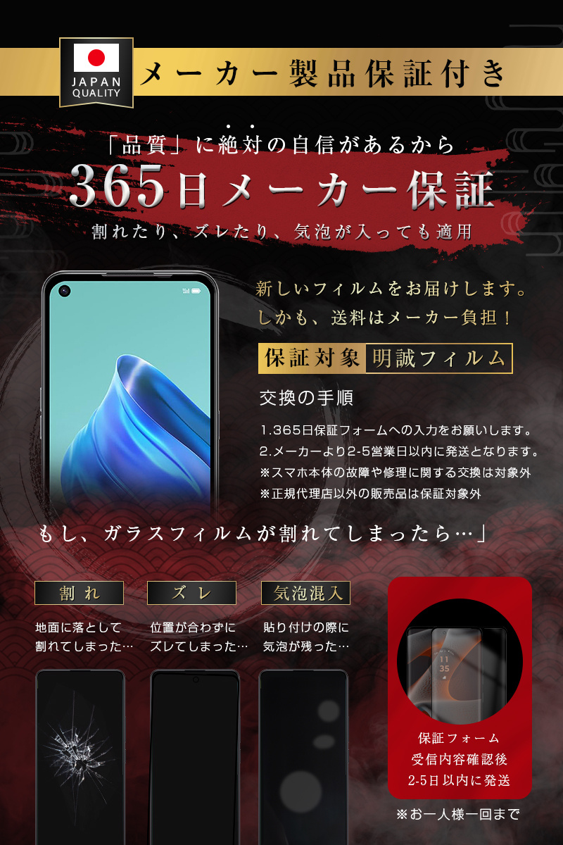 明誠 【2枚セット】OPPO reno5 A A101OP / A103OP CPH2199 強化