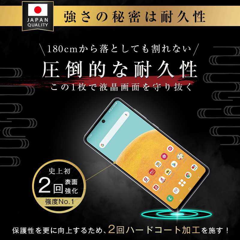 明誠 【2枚セット】Galaxy A52 5G SC-53B docomo 強化ガラス保護