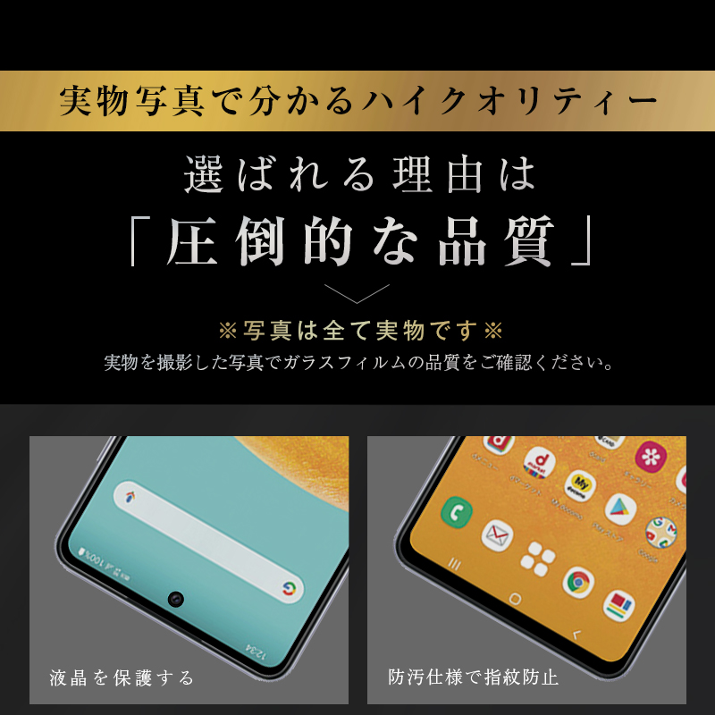 明誠 【2枚セット】Galaxy A52 5G SC-53B docomo 強化ガラス保護
