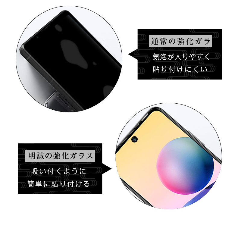 明誠 【2枚セット】Redmi Note 10 JE XIG02 強化ガラスフィルム 3D
