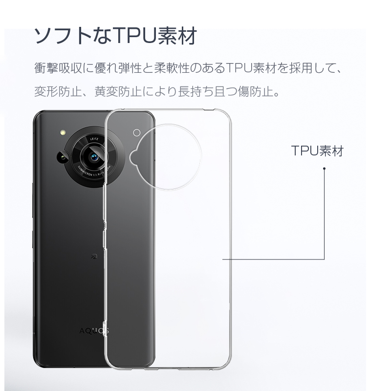 新品 AQUOS R7 ブラック 本体 保護ガラス ケース アダプター セット LooCo Official Shop / [ LOOF SIKI-MAG ] AQUOS R7 SH-52C