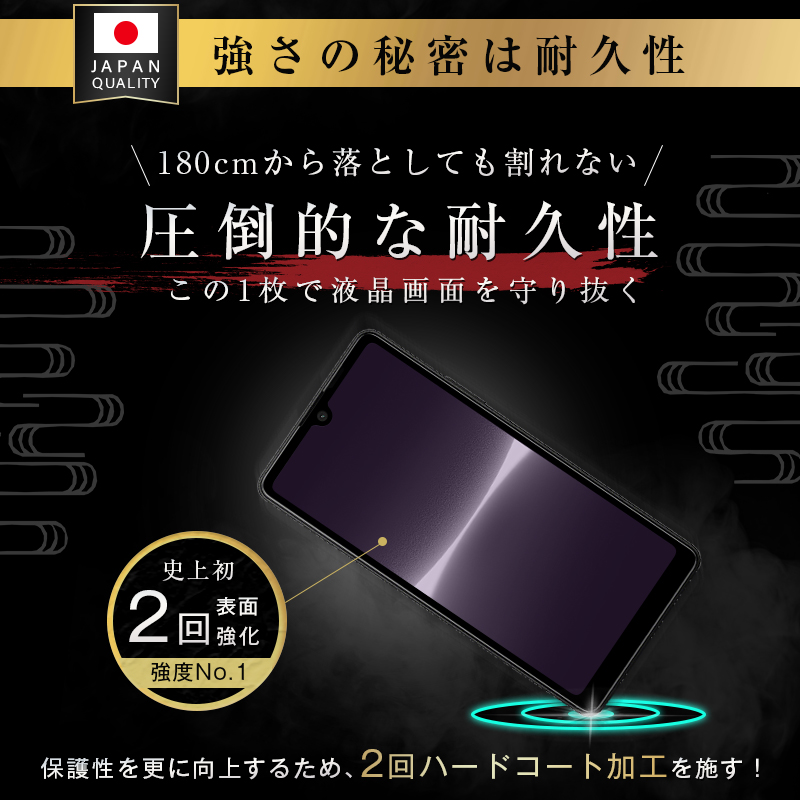 明誠 【2枚セット】Xperia Ace III SOG08 SO-53C A203SO ブルーライト