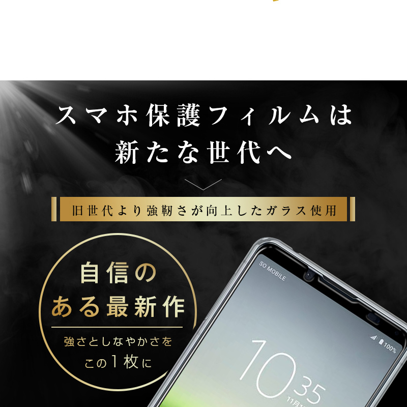明誠 【2枚セット】Xperia 10 IV SO-52C/SOG07/A202SO 強化
