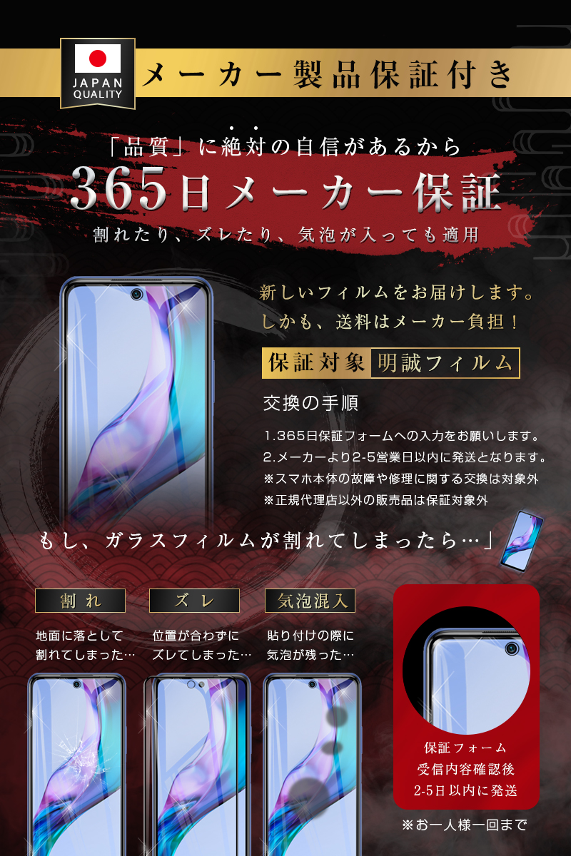 【2枚セット】Redmi Note 10T A101XM 強化ガラス保護フィルム 液晶保護 3D全面保護 画面保護 スクリーンシート キズ防止 ガラス膜 スマホフィルム｜meiseishop｜20