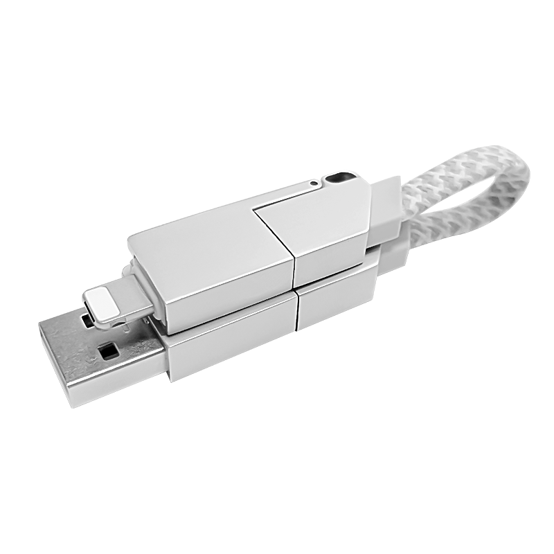 iPhone16ケーブル USB Type-C 6in1 PD65Ｗ対応 マルチケーブル iPhone15 16Promax データ伝送電 480mbps データ通信 USB-A micro【PL保険加入済み製品・安心】 | 明誠 | 02