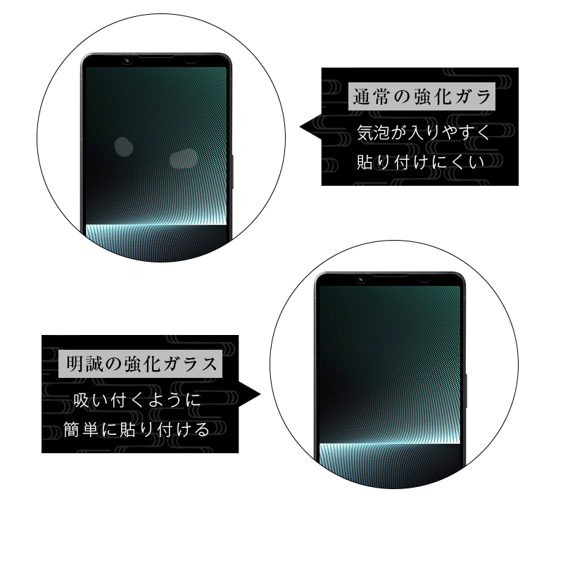 明誠 【2枚セット】Xperia 1 V SOG10/SO-51D/XQ-DQ44/Gaming Edition