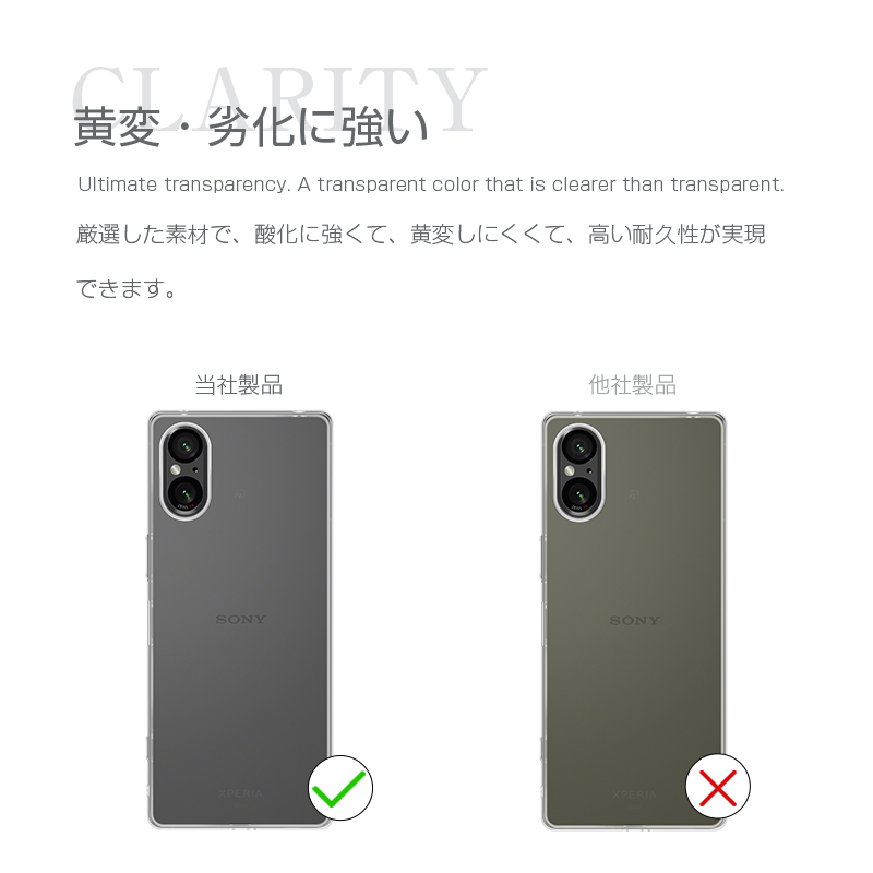 docomo SONY Xperia5Ⅴ SO-53D 純正硬化ガラス　ケース付 Amazon.co.jp: SONY Xperia 5 V 用 ケース クリア [SO-53D / SOG12] 耐