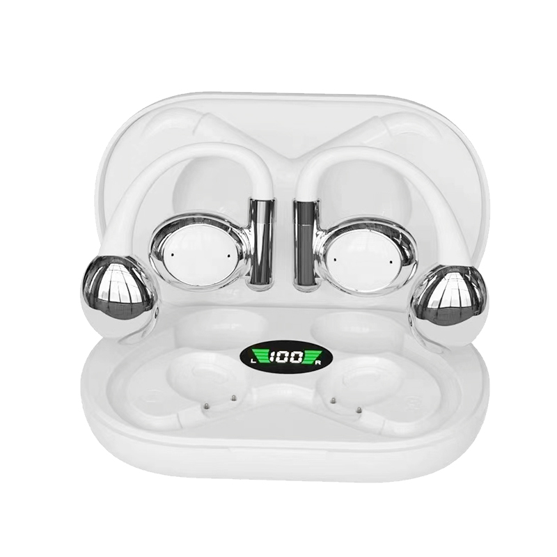 空気伝導ワイヤレスイヤホン オープンイヤー TWS Bluetooth5.3 耳を塞がない 耳かけ式 落ちにくい スポーツ向け 防水防滴 ENCノイズキャンセリング コードレス｜meiseishop｜02