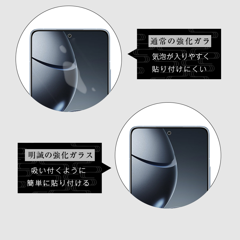明誠 【2枚セット】Xiaomi 14T Xiaomi 14T Pro 強化ガラスフィルム