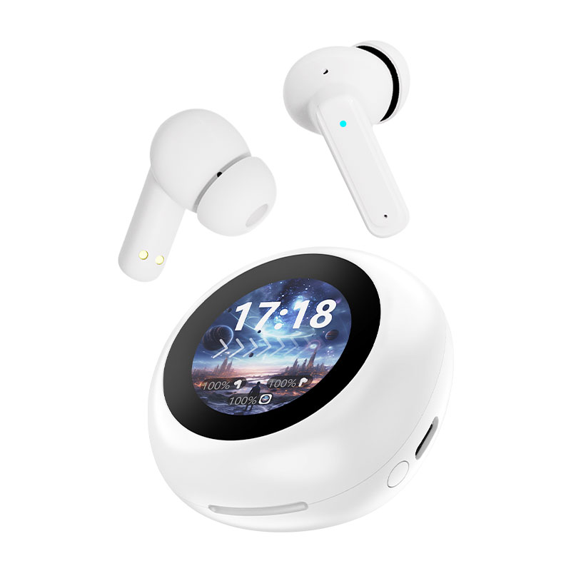 明誠 2026最新 完全ワイヤレスイヤホン Bluetooth5.4 液晶搭載ケース