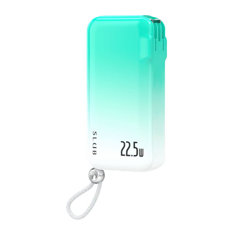 モバイルバッテリー 10000mAh 37Wh 大容量 防災電源 3in1 コンセント一体型 4台同時充電 折畳プラグ iPhone15充電 Type-C出力 パワーバンク ２本ケーブル内蔵 | 明誠 | 06