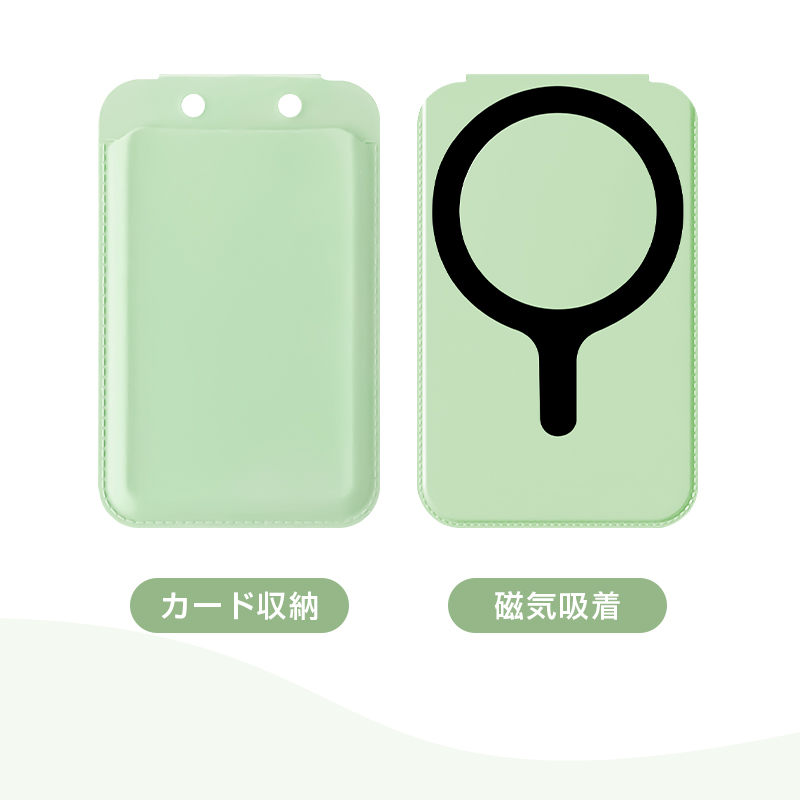 明誠 ミラー付きスマホスタンド MagSafe対応 手鏡 メイクアップ