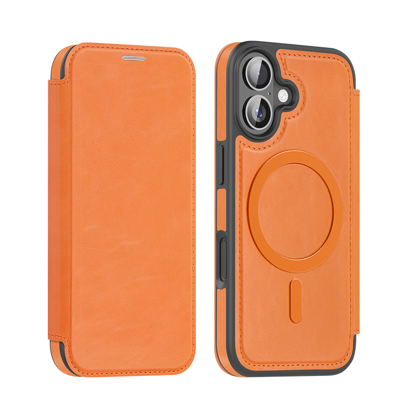 明誠 iPhone17/17Pro/Air/17ProMax ハイブリッドケース 手帳型 上質な