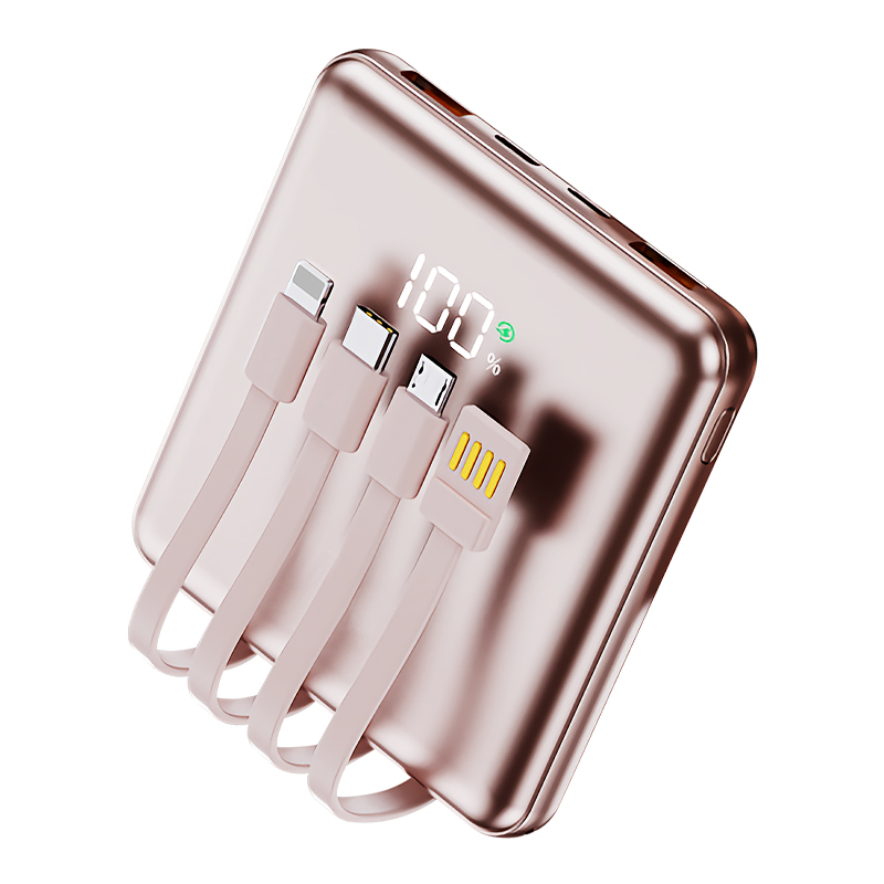 明誠 モバイルバッテリー 20000mAh大容量 PD22.5W急速充電 4本ケーブル