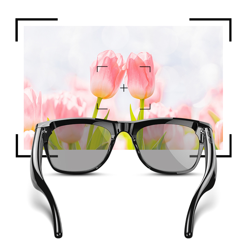 スマートグラス カメラ付き Bluetooth5.4 AIメガネ 翻訳機 マイク内蔵