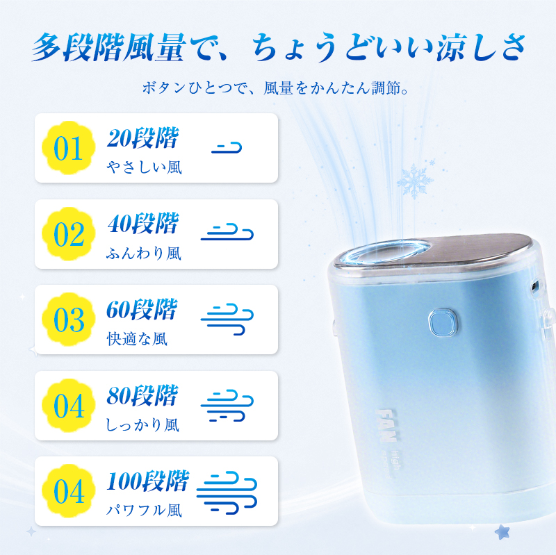 【クーポン割引で4,980円】扇風機 ハンディファン 冷却プレート搭載 クリップファン 4WAY 多機能 5段階風量 ターボファン 軽量【PL保険加入済み製品・安心】 | 明誠 | 11