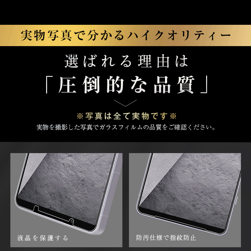 明誠 【2枚セット】Xperia 1 VIII 強化ガラスフィルム SO-51G docomo