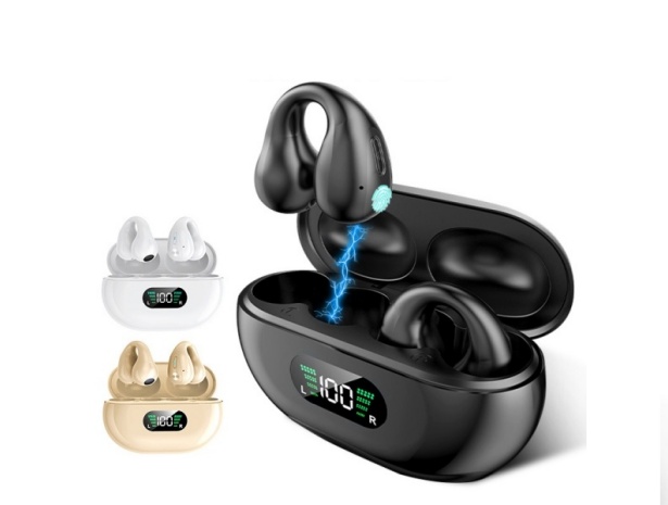 骨伝導イヤホン ワイヤレスイヤホン Bluetooth 6.1 タッチ制御 左右分離型 大容量充電ケース付き 長時間再生 低遅延率 マイク内蔵【PL保険加入済み製品・安心】