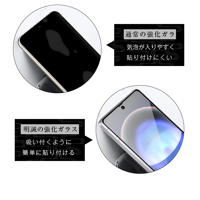 【2枚セット】AQUOS シリーズ機種用 強化ガラスフィルム R8 pro / R8 / R7 / Ace III 液晶保護 LEITZ PHONE 2/3 画面保護 sense6/6s/7/8/7 plus用 wish用 傷防止｜meiseishop｜27