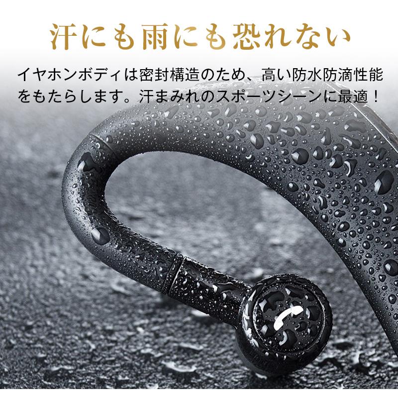ワイヤレスイヤホン ブルートゥースイヤホン5.2 左右耳通用 Bluetooth 5.2耳掛け型最高音質 日本語音声 180度回転 超長待機 ヘッドセット 片耳｜meiseishop｜17