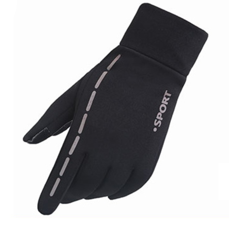 手袋 グローブ 裏起毛 防寒 防風 秋用 冬用 柔らか 暖かい スマホ手袋 親指 人差し指対応 撥水 自転車 通勤 通学 PU タッチパネル対応 高感度反応 紳士 ビジネス |  | 01