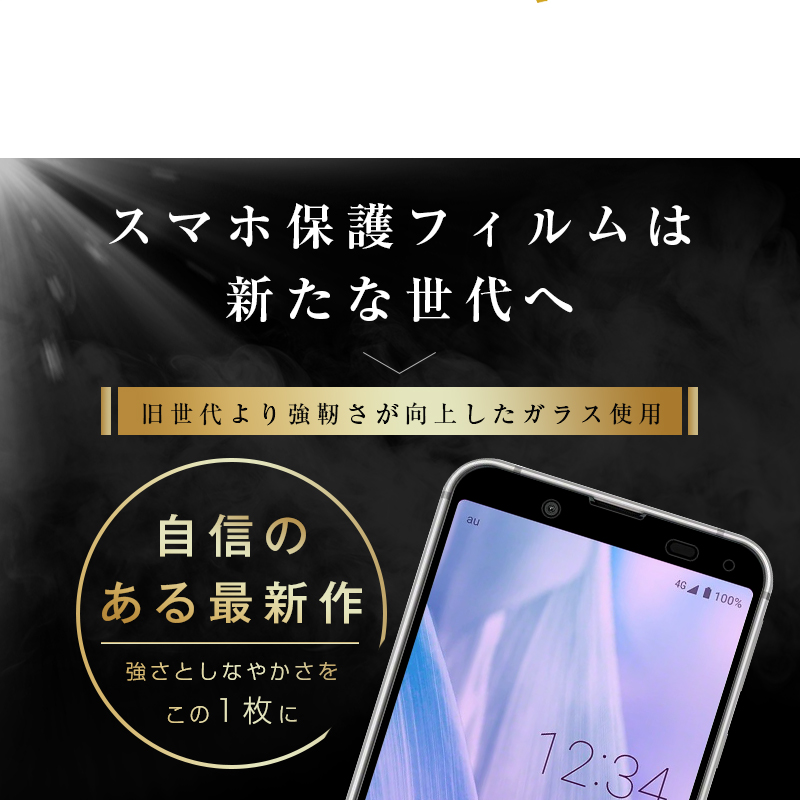 明誠 【2枚セット】AQUOS sense3 basic SHV48 / 907SH Android