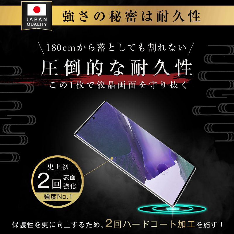 明誠 【2枚セット】Galaxy Note20 Ultra 5G SCG06/SC-53A ガラス